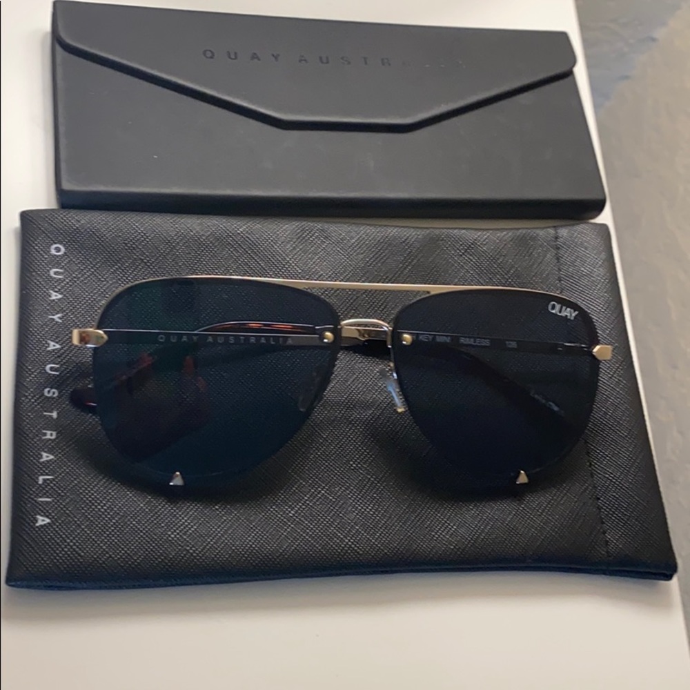 High key mini rimless sunglasses